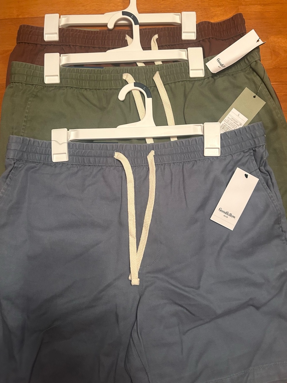 Goodfellow & Co Men's Pull-On Shorts / Bundle 3 pair size Large - Picture 4 of 4